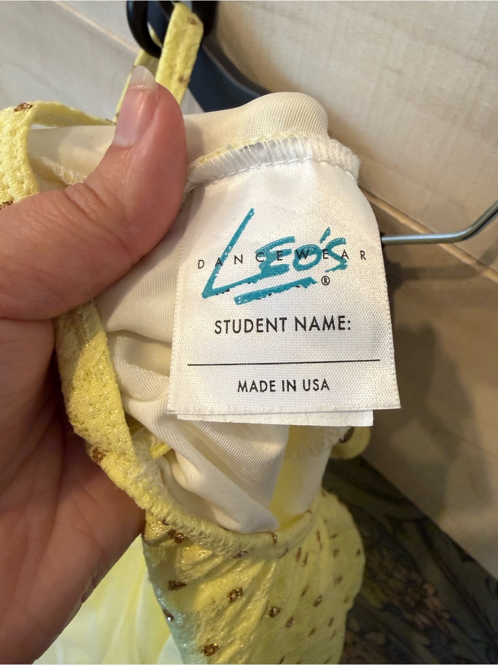 Leo’s Dancewear costume yellow chiffon ballet lyrical - Picture 7 of 9